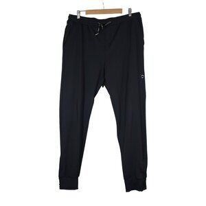 Wodbottom unisex high rise relaxed fit tapered ankle zip athletic joggers‎ XXL